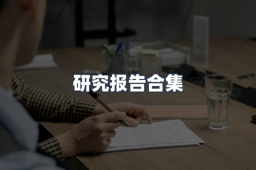 研究报告合集